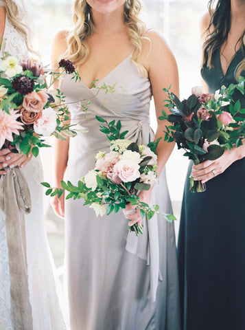 Parisian Inspired Wedding Silver Velvet Ribbon by The Lesser Bear Florals Old Slate Farm Photo Henry Photography Planning and Design Auburn and Ivory Creative