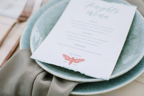 Naturally Dyed Silk Napkins by The Lesser Bear