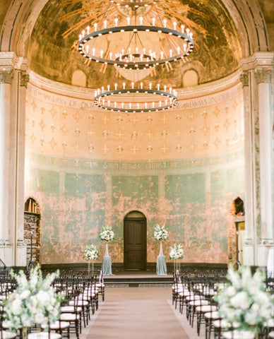 Real Wedding Styled by Auburn and Ivory Creative, Photo by Megan Noll Photograph Florals by Megan W Brown and Naturally Dyed Velvet by The Lesser Bear