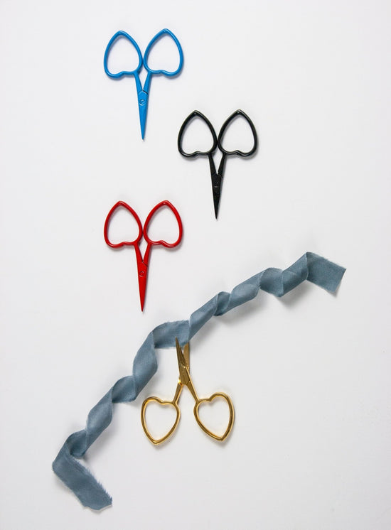 Compact Mini Scissors with Round Handles - Ideal for Precision