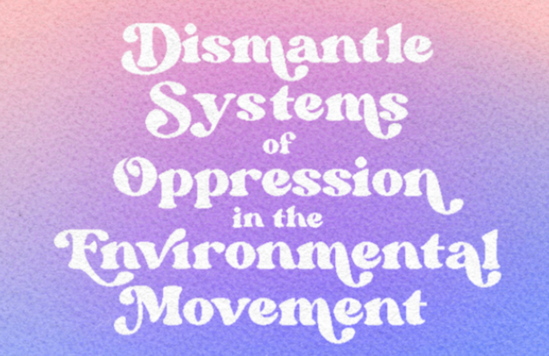 Dismantle Systems of Oppression in the Environmental Movement