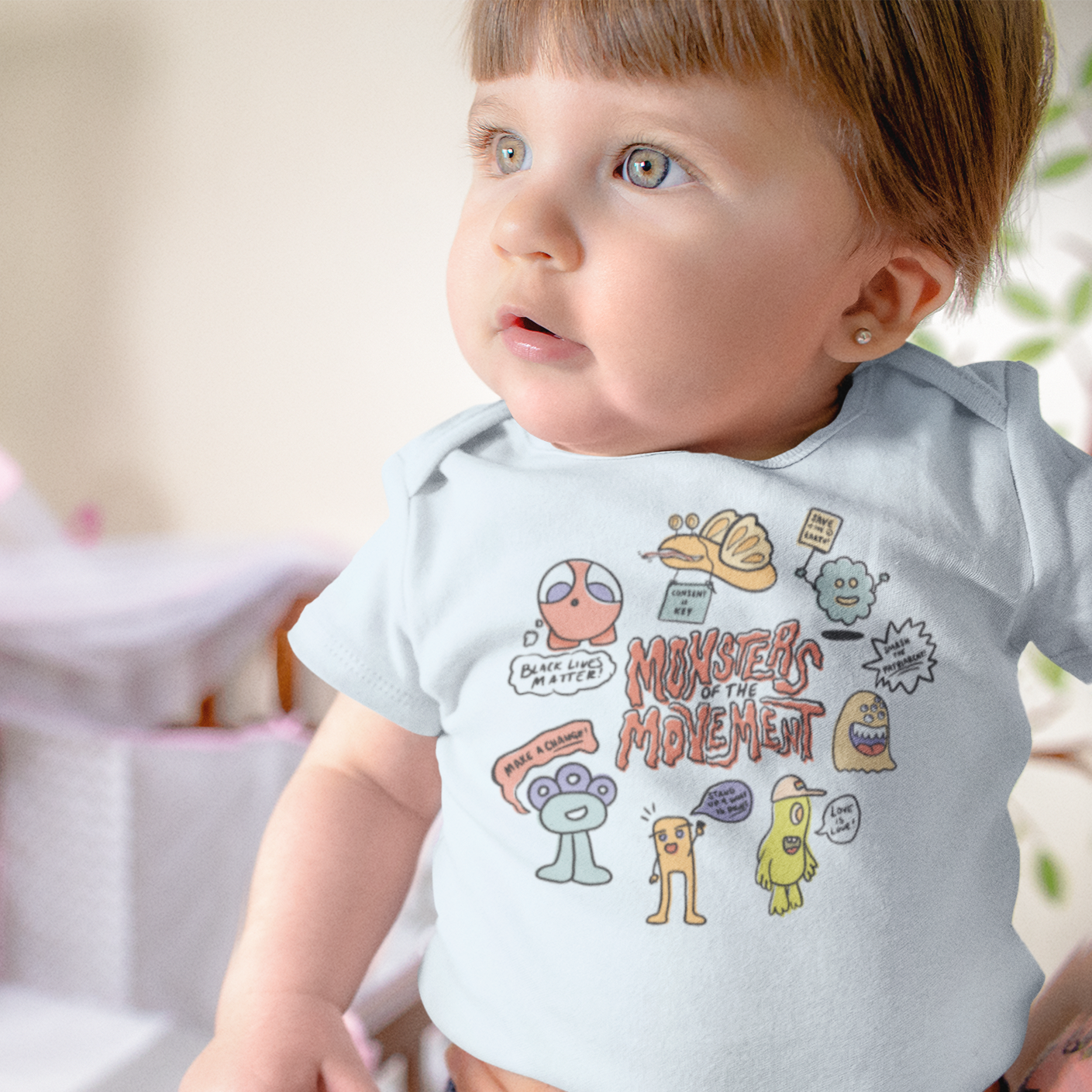 Monsters Of The Movement Onesie + Toddler Tee