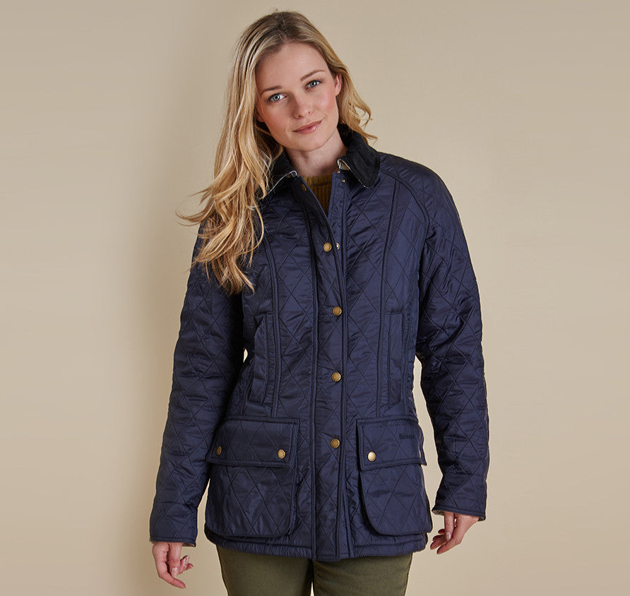 barbour beadnell polar quilted jacket