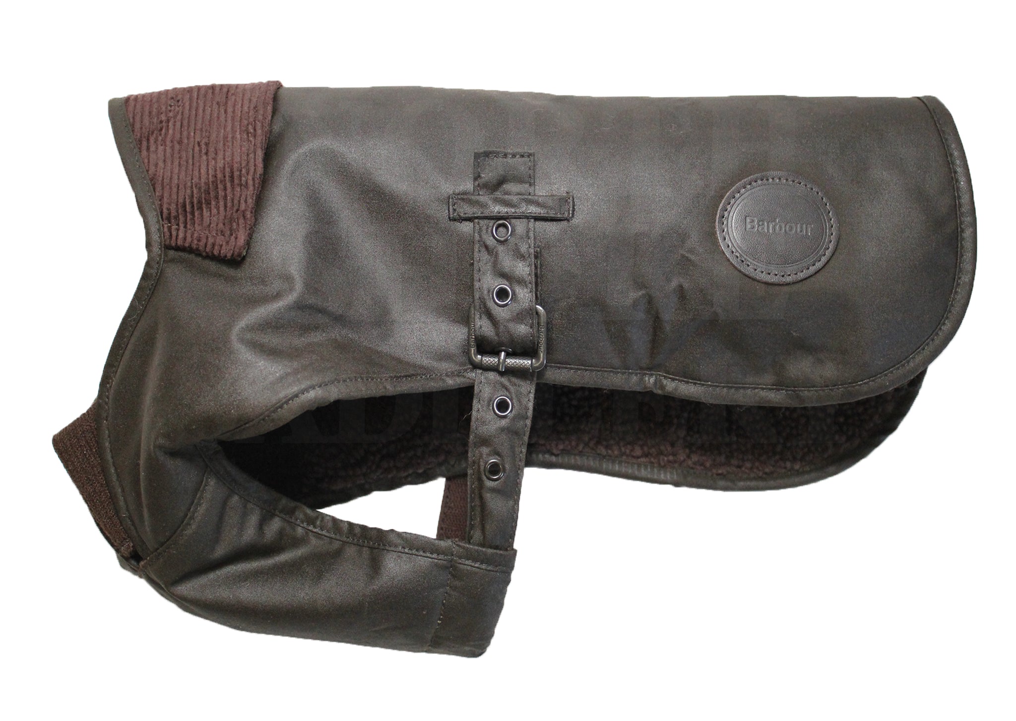 barbour dog coat with harness hole