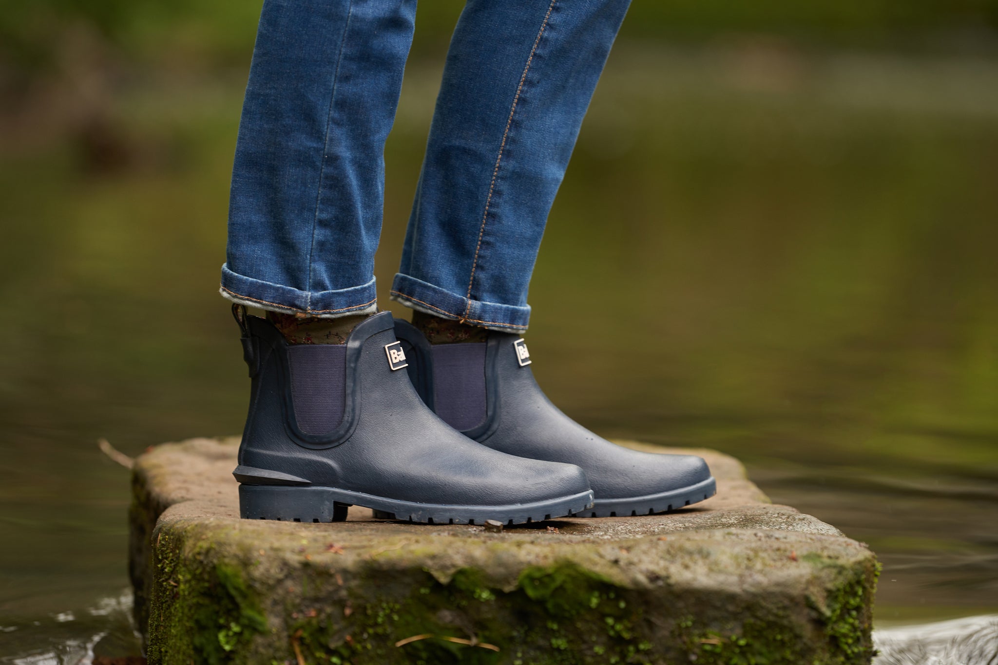 barbour wilton wellies black