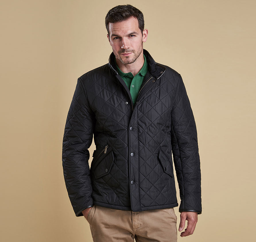 mens barbour powell quilted jacket