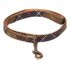 barbour tartan webbing dog collar