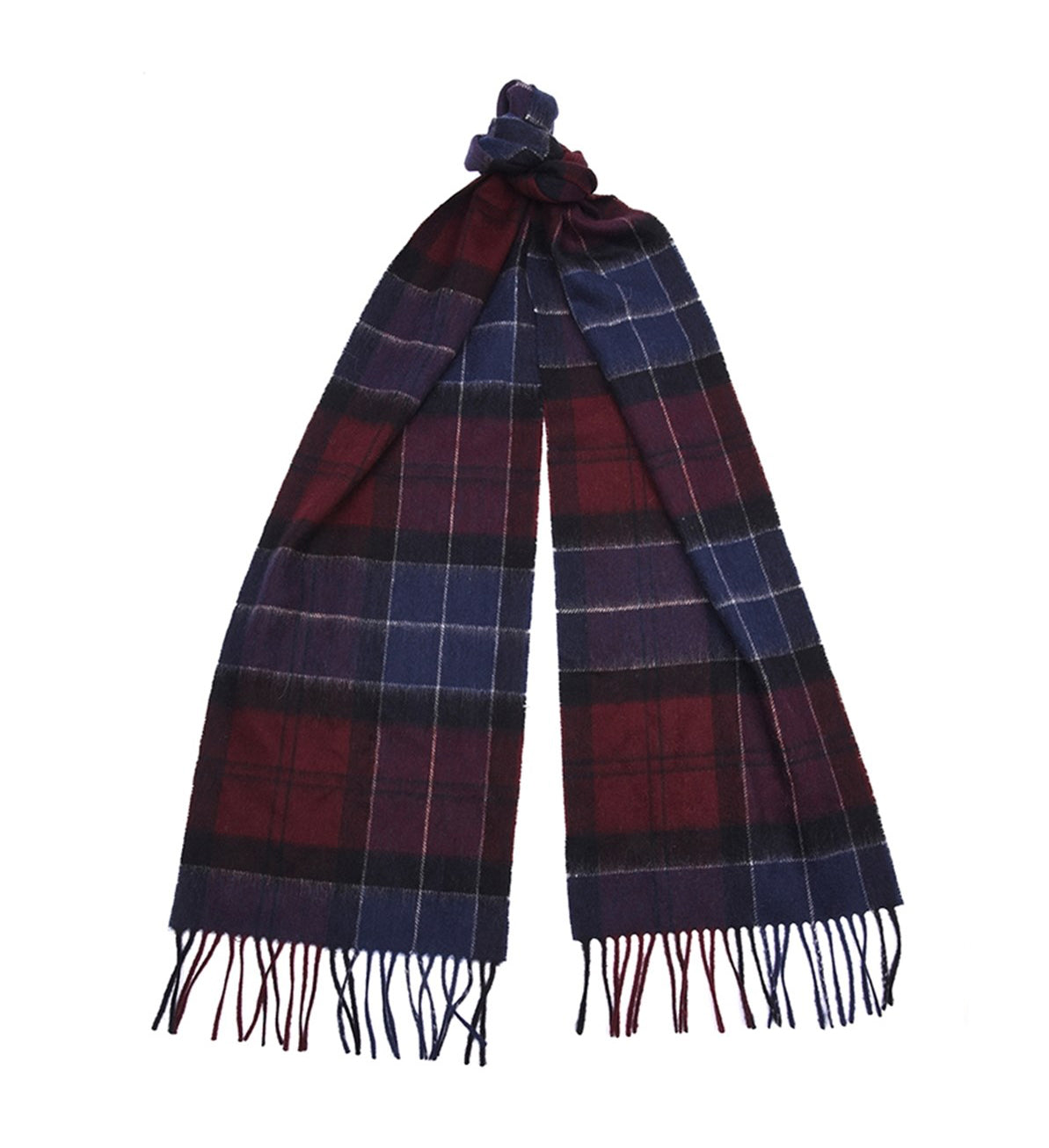 Barbour Holden Tartan Scarf - Port/Navy 