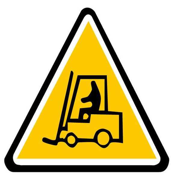 Caution Tow Motor Ahead Sign - 1 Floor Sign