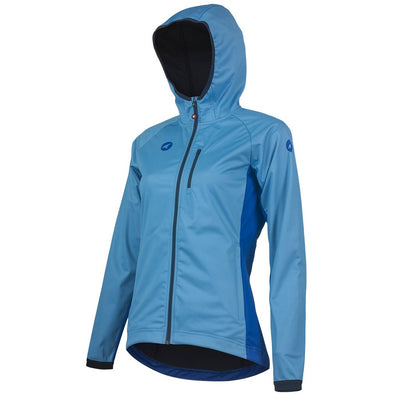 Softshell Cycling Hoodie for Women #color_blue