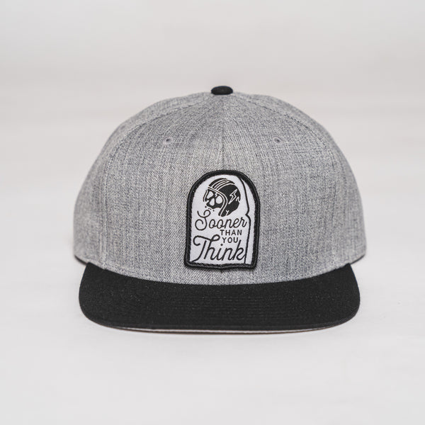 Sooner Than You Think Patch Hat – Go Fast Don't Die