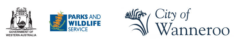 DBCA's Parks and Wildlife Service and City of Wanneroo logo's