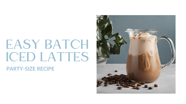 batch iced latte party size coffee recipe