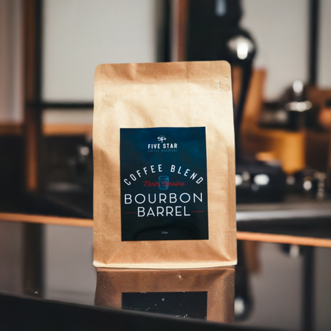bourbon barrel coffee - how it's made - coffee roaster raleigh nc