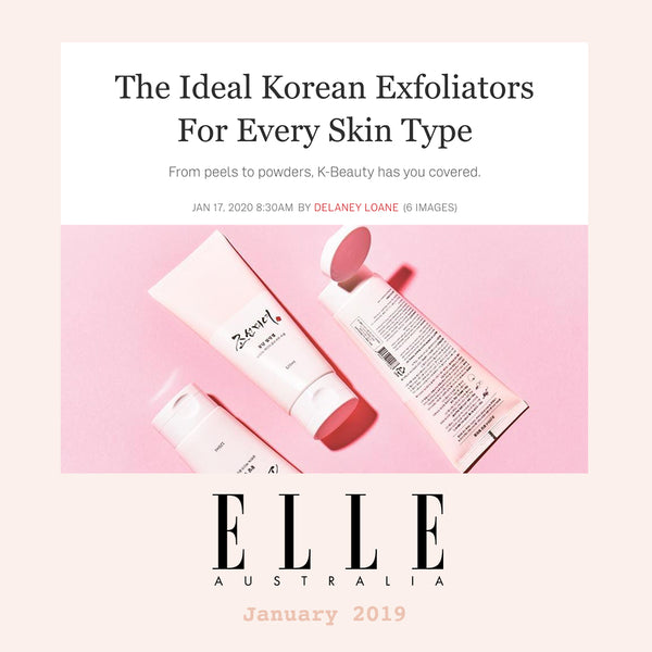 The Ideal Korean Exfoliators For Every Skin Type Elle Australia Nudie Glow