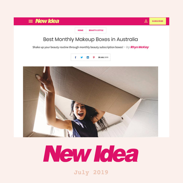New Idea Best Beauty Subscription Australia Nudie Glow Gorgeous Five Feature