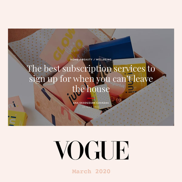 Best Subscription Services When You Can't Leave the House Vogue Australia Nudie Glow
