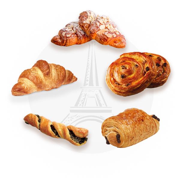 French Pastries par-bake (Mix pack of 10) - Deliss Artisan ...