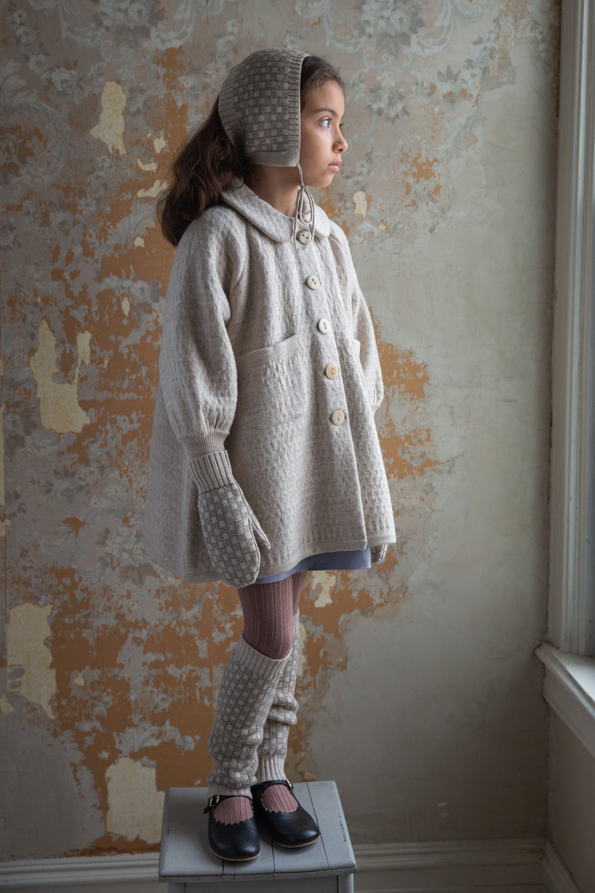 Soor Ploom Ruth Coat Posy 4Y - claudiasandri.com.br