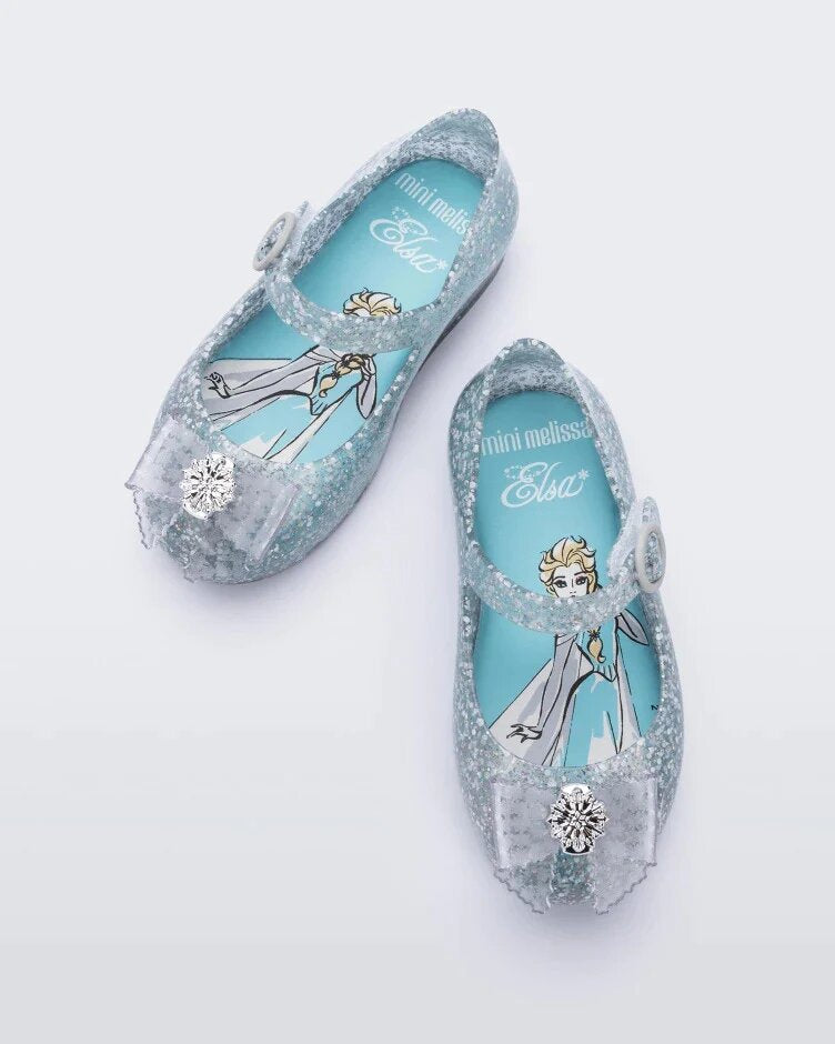 Mini & Melissa Sweet Love + Princess Disney Flat Shoes - Clear – Casp Baby  Mommy & Me Boutique