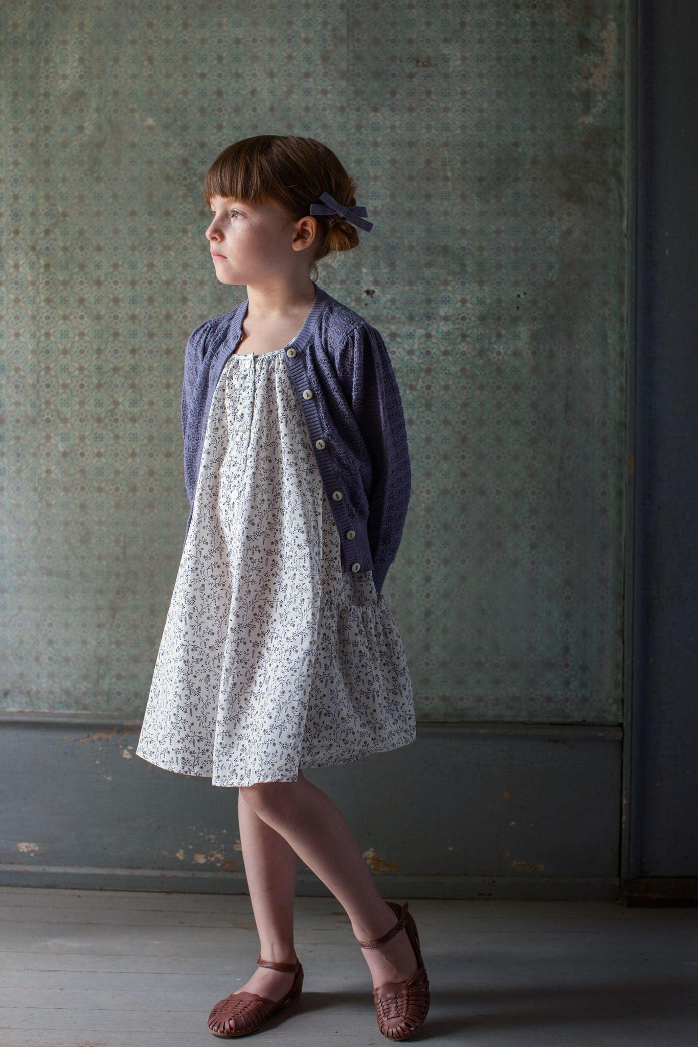 Soor ploom prim dress, vine print 4Y | labiela.com