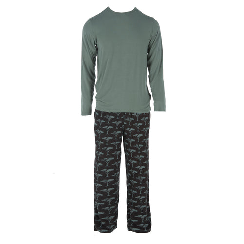 Kickee Pants Men's Pajama Pants - Wildlife Stripe – Casp Baby