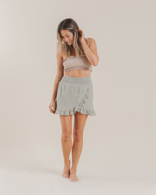 Rylee + Cru Women's Button Mini Skirt - Rustic Plaid – Casp Baby