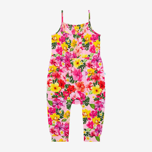 Posh Peanut Smocked Spaghetti Jumpsuit with Snaps - Carissa – Bloom Kids  Collection