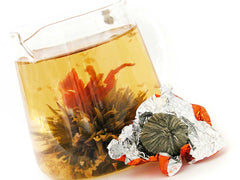 spring blossom bouquet tea ball