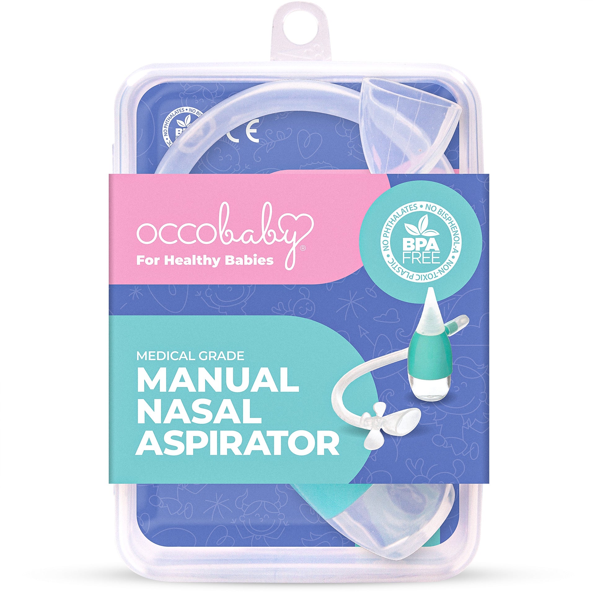 OCCObaby Baby Nasal Aspirator Packaging Design by Scott Luscombe Creatibly