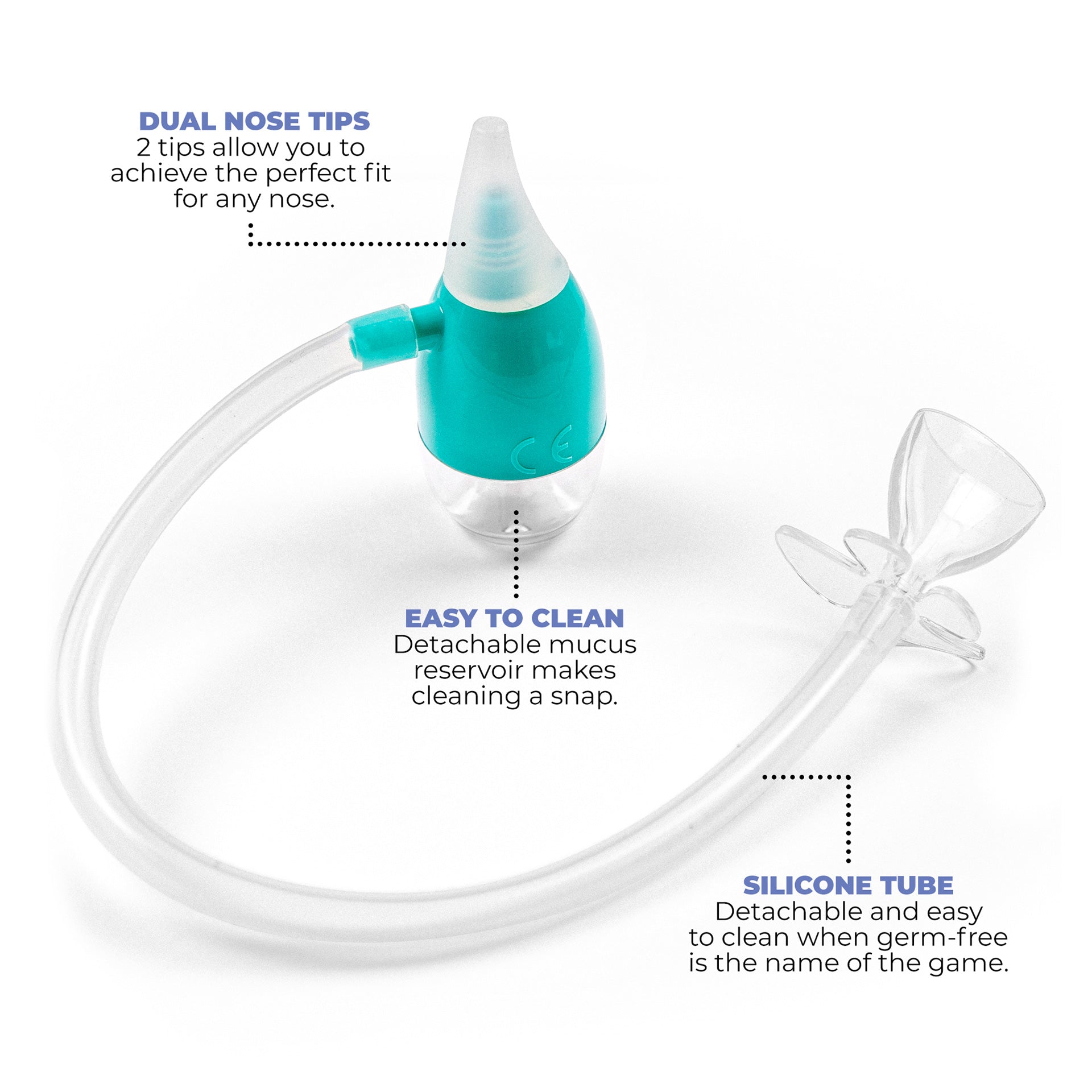 OCCObaby Baby Nasal Aspirator Image for Amazon and ECommerce Carousel Product Image Design by Scott Luscombe Creatibly