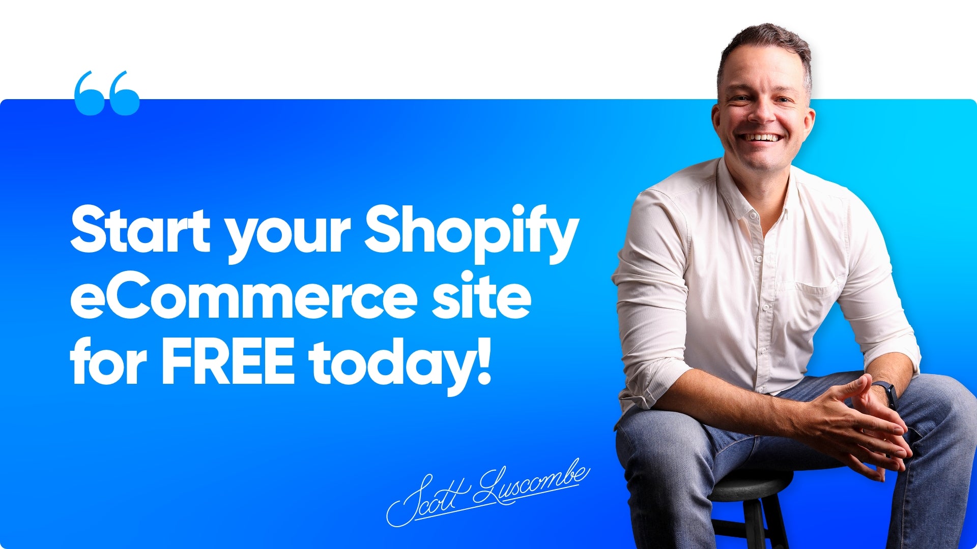 Get a FREE Shopify Website today