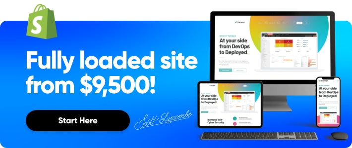 Get a fully loaded custom website from $9,500