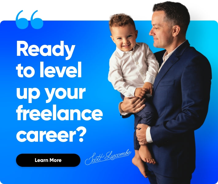 Ready to level up your freelance career? Start freelance coaching sessions with top-rated coach Scott Luscombe