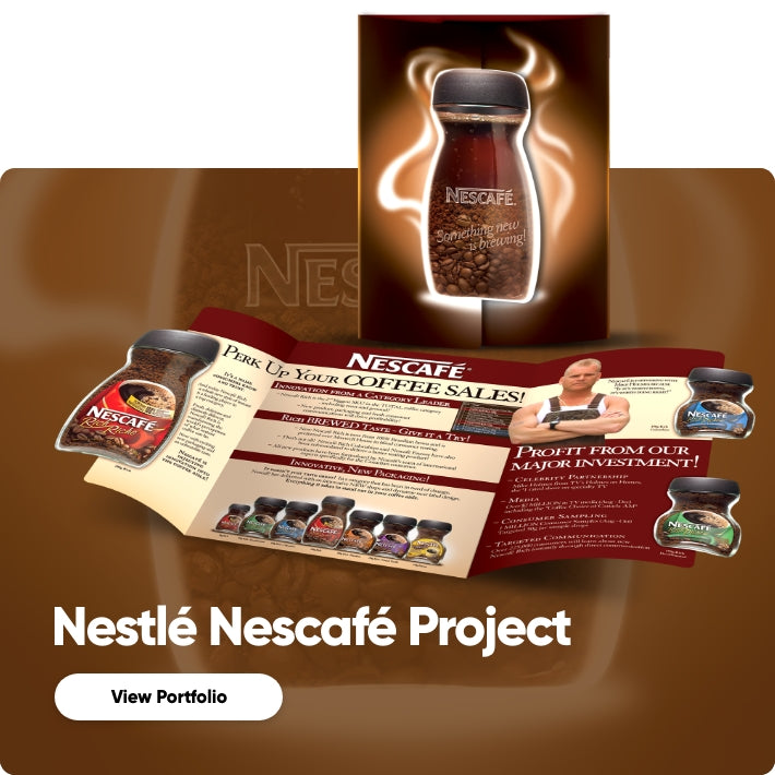 Nestlé Nescafé Something New is Brewing Illustration, Brochure, and Campaign Design by Scott Luscombe