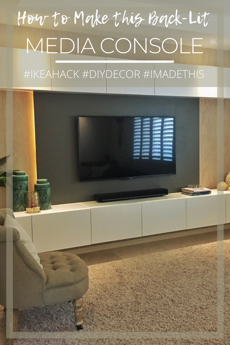 Building A Backlit Media Console Using Ikea Best