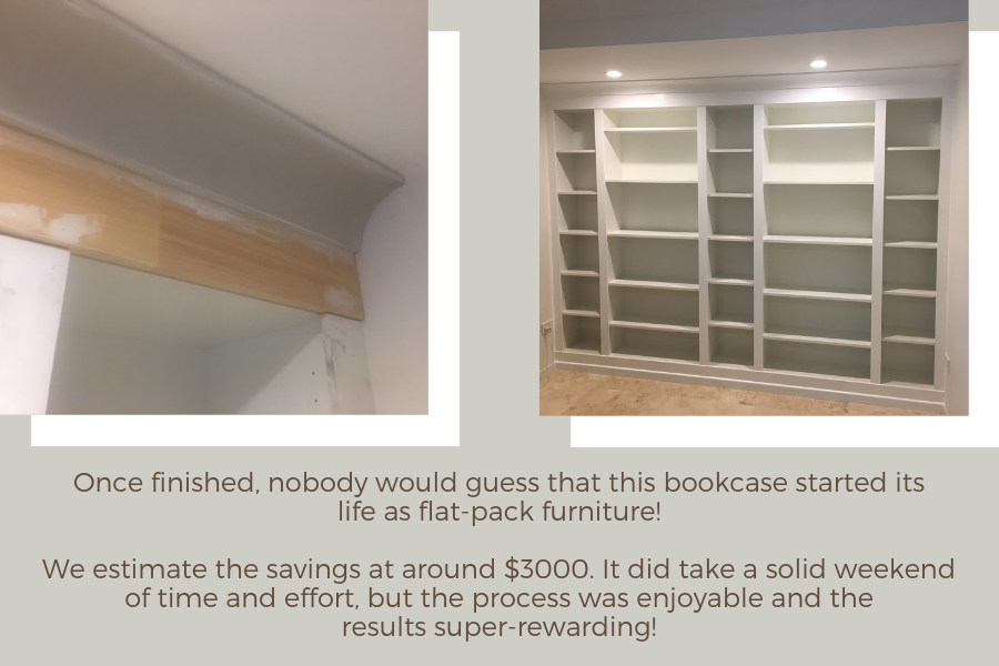 Diy Project Built In Ikea Billy Bookcase Lux Hax