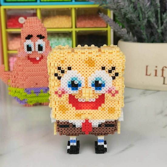 Cuentas Artkal Bob Esponja Pantalones Cuadrados y Patricio Estrella