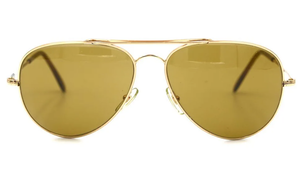 L'AMY Adam Vintage Sunglasses at Retro Spectacle. 1970's Style Aviator