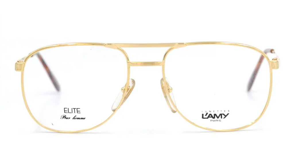 L'AMY 1970's Style Vintage Aviator Glasses.