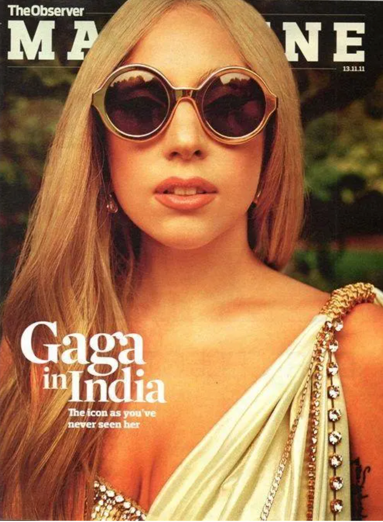 Lady Gaga Vintage Sunglasses Gianfranco Ferre