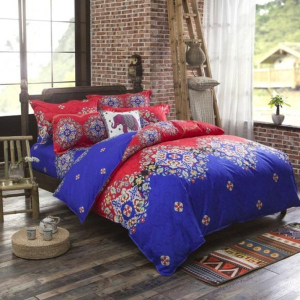 Bohemia 4pc 3d Comforter Bedding Sets Mandala Duvet Cover Set