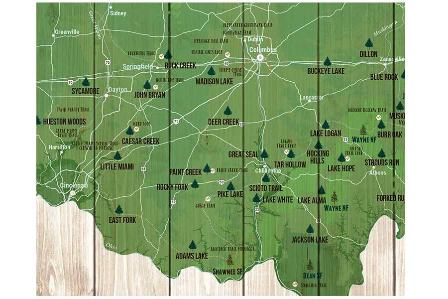 Map Of Ohio State Parks