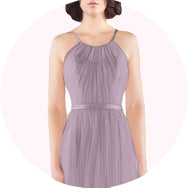 high neck bridesmaid dresses