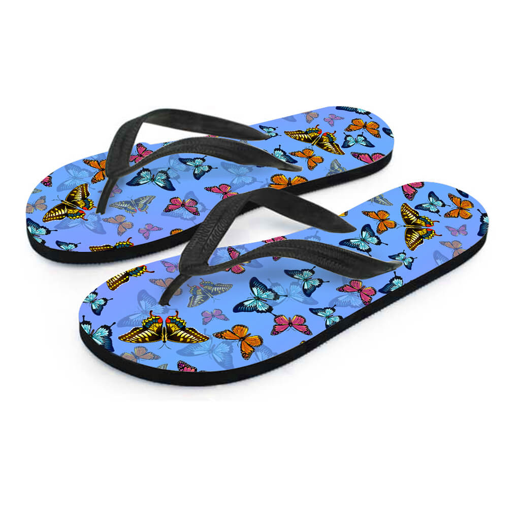 butterfly flip flops