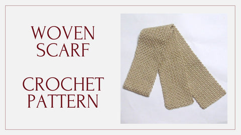 Woven Scarf Crochet Pattern