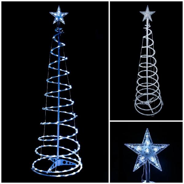 spiral christmas tree design