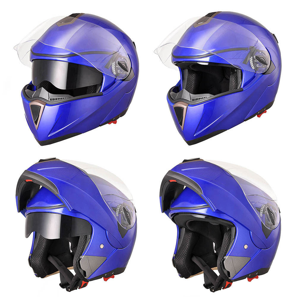 Blue Motorcycle Helmet – Koval Inc.