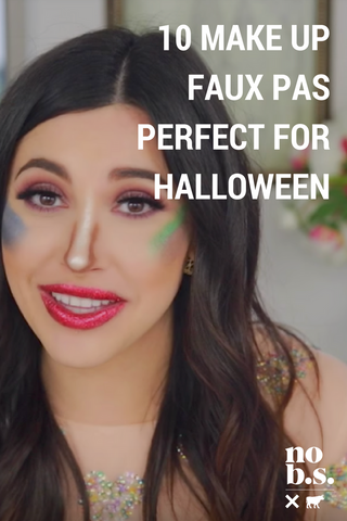 10 Make up faux pas that are acceptable only on Halloween - Live No. B.S. 