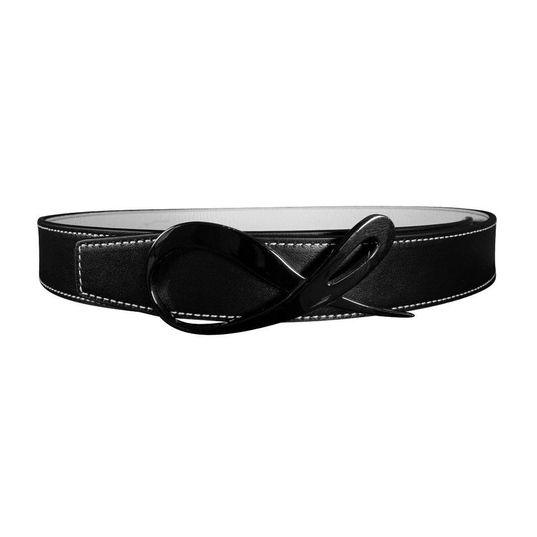 Classica Nero Opal Caramello Silver Belt